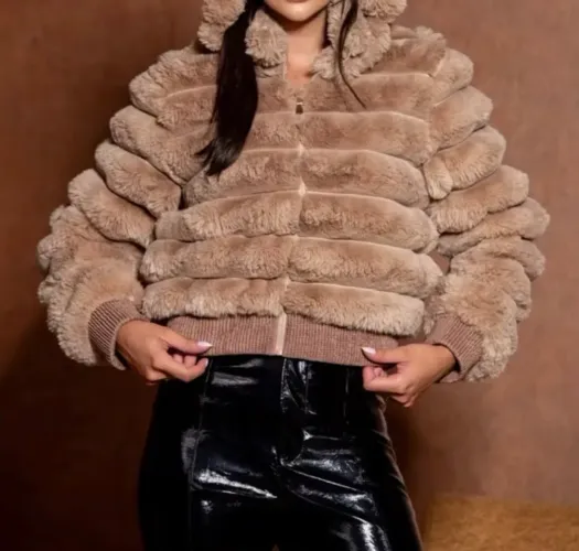 jaqueta teddy puffer