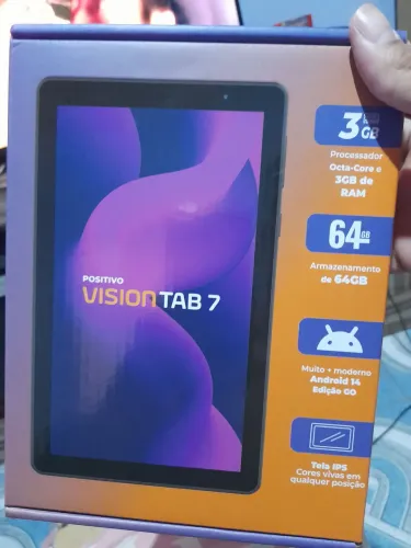 Tablet Positivo 64 Gb, Processador Octa core.
