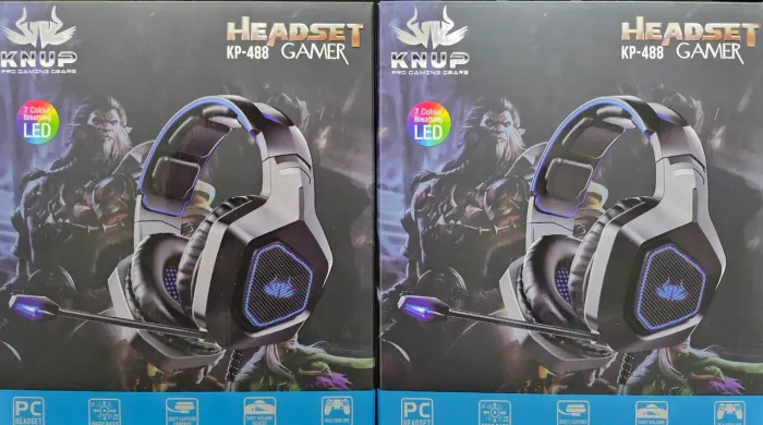 FONE DE OUVIDO HEADSET GAMER P2 DE 3.5MM - KP- 488