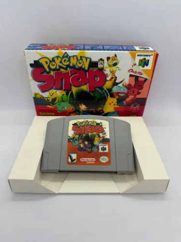 Cartucho Nintendo 64 N64 Pokémon Snap Original Gradiente + Caixa Repro
