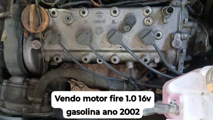 Vendo motor Fiat fire 1.0 16 v gasolina ano 2002 com garantia 