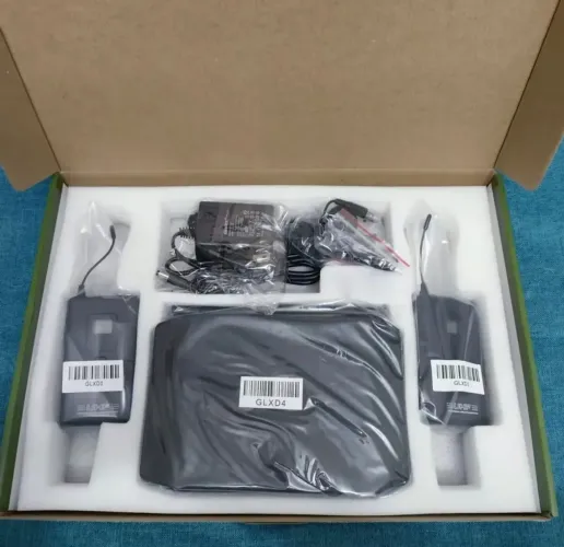 Microfone Shure Facial sem fio duplo - Novo