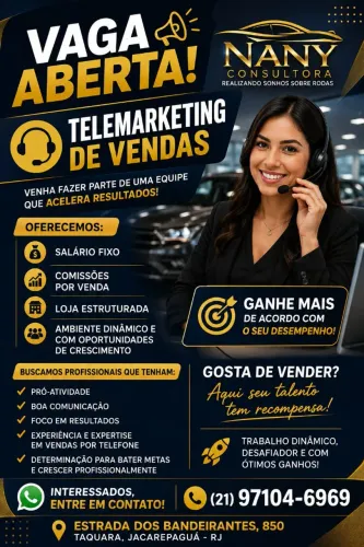 Contrata-se atendende com experiência