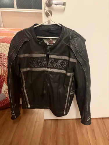 Jaqueta couro Harley Davidson HD Couro
