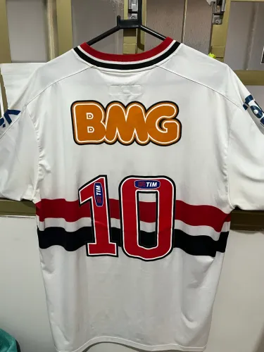 Camisa São Paulo FC Reebok Original Retrô G - BMG/Yázigi Nº 10