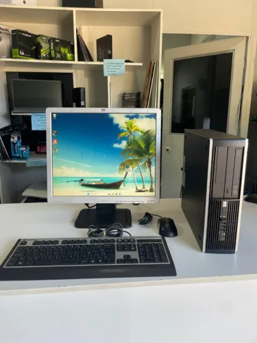 computador completo hp amd A8 quadcore/4gb mem/SSD 120gb/wi-fi/tela 19 pol garantia e nf