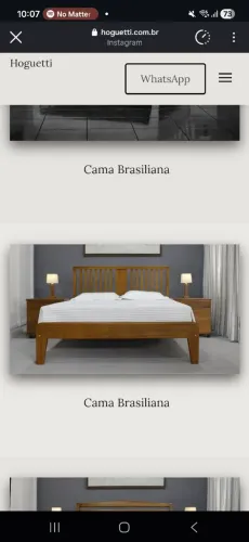 Cama Queen Madeira R$1.700,00