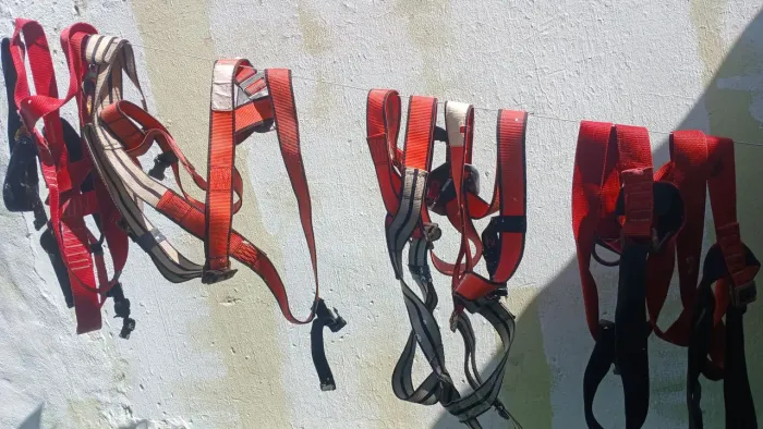 Kit 4 Cintos De Segurança Para Trabalho Em Altura Com Trava-quedas