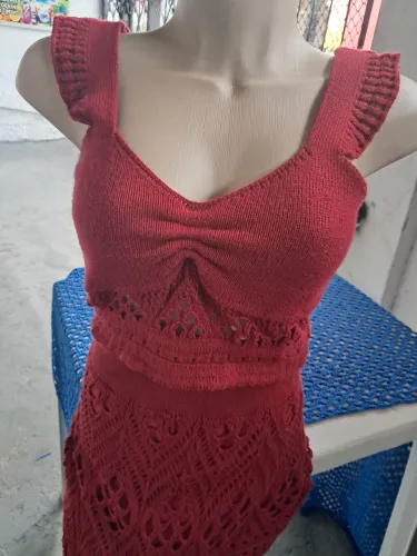 Conjunto de tricô