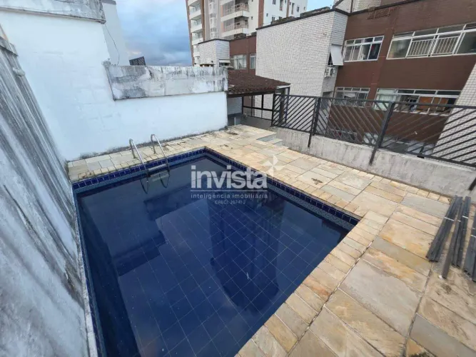 Cobertura Duplex à Venda em Santos | 280 m² | Piscina Privativa | Churrasqueira | 3 Dormit