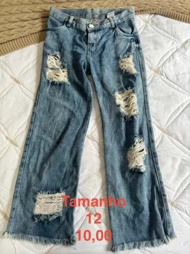 Calça jeans tamanho 12