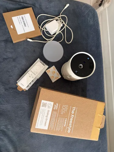 Projetor Portátil Smart Samsung The Freestyle - Completo, Na Caixa!