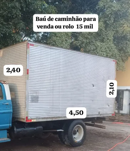 Baú de caminhão para venda ou rolo