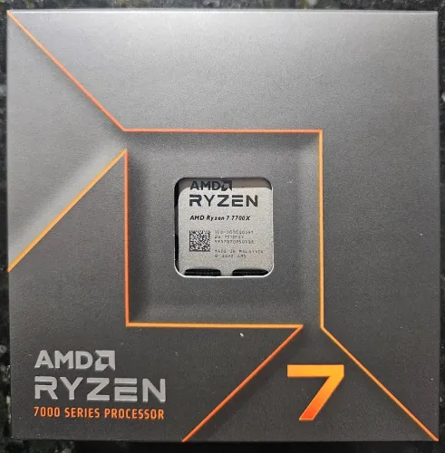 Processador AMD Ryzen 7 7700X, 8-Core, 16-Threads, 4.5Ghz (5.4Ghz Turbo), Cache 40mb, AM5