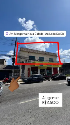 Ponto Comercial 107m² c/ 3 Salas Amplas em Frente a Live Academia Nova Cidade
