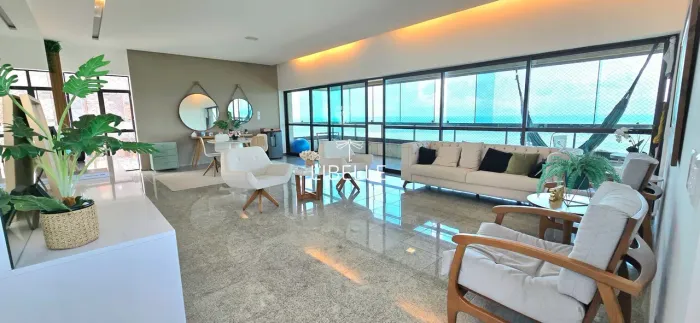 Apartamento à venda semi mobiliado Alto Padrão em Piedade - 4 suítes - 327m²- Edf Agua Viv