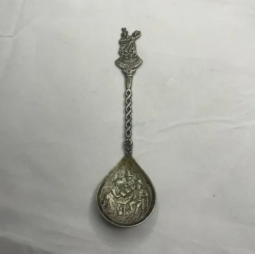 Colher de Prata Vintage da Áustria