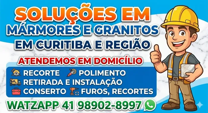 Reparos e serviços em marmores e granitos
