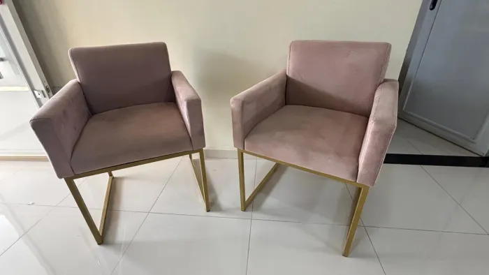 Poltronas em Suede