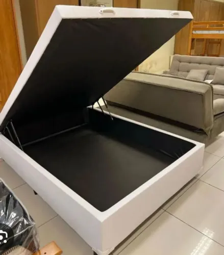 Oferta * Base Box Baú Casal - ENTREGA RÁPIDA