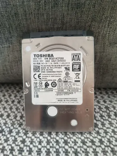 HD notebook 500 gb