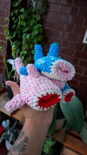 Amigurumi Tubarão baleia 
