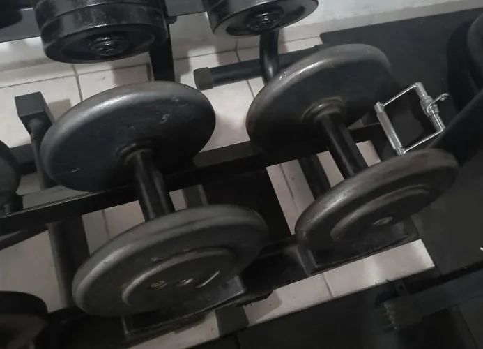 Halteres 12kg cada Dumbell