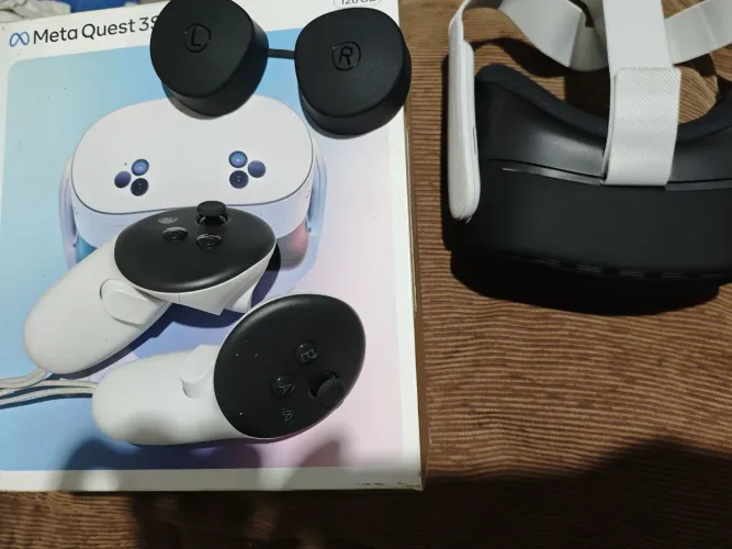 oculos realidade virtual Meta quest 3s 128gb estado de novo com acessórios