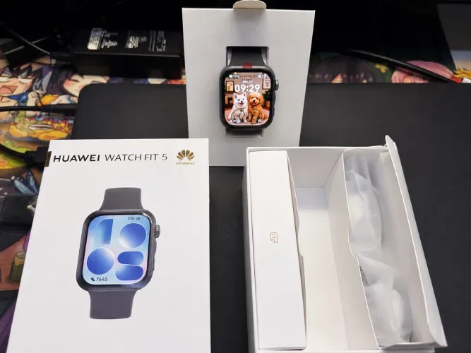 Huawei Watch Fit 5 Preto - Novo | Apenas 3 Dias de Uso