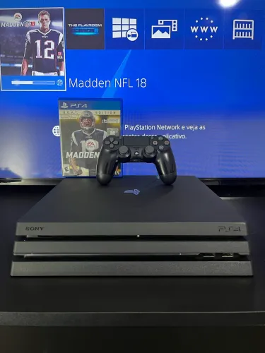 Ps4 Pro 4K 1TB Seminovo + 90 Dias Garantia Jogo Brinde - Envio Olx Pay