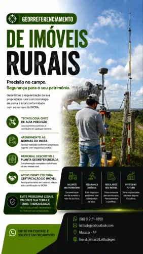 GEORREFERENCIAMENTO DE IMÓVEIS RURAIS