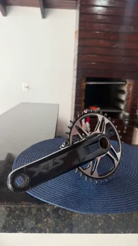 PEDIVELA SHIMANO SLX 12V M7100 HOLLOWTECH (175MM) PRETO