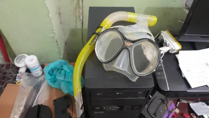 Kit Mergulho Máscara Seac Glamour E Snorkel Cetus