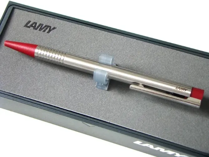 Caneta Lamy Aço Inox - Edição Limitada - Sem Carga - Raridade!!