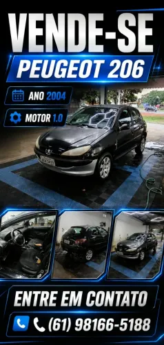 Peugeot 206 Selection/ Sensation 1.0 16V 3P 2004