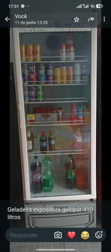 Geladeira expositora gelopar