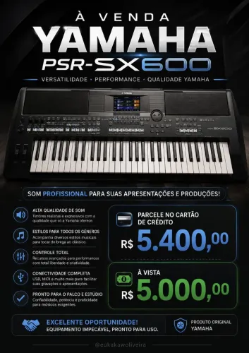YAMAHA PSR SX600