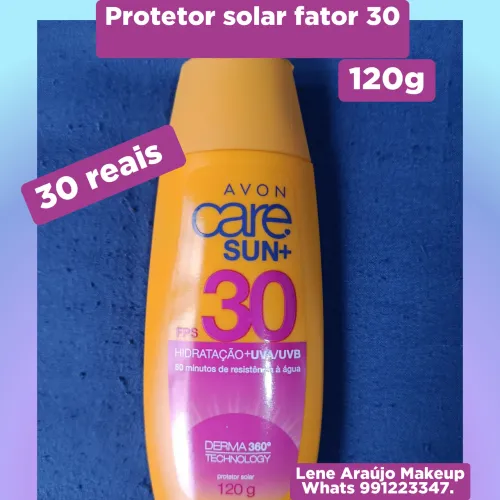 Protetor solar fator 30