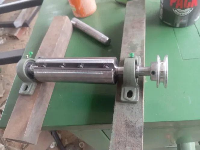 Eixo de plaina 200mm 2facas