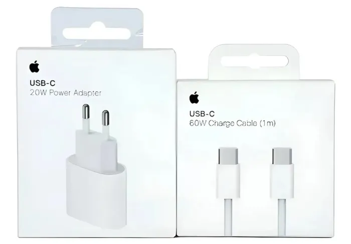 Kit Carregador Apple Original Fonte USB-C + Cabo Tipo C