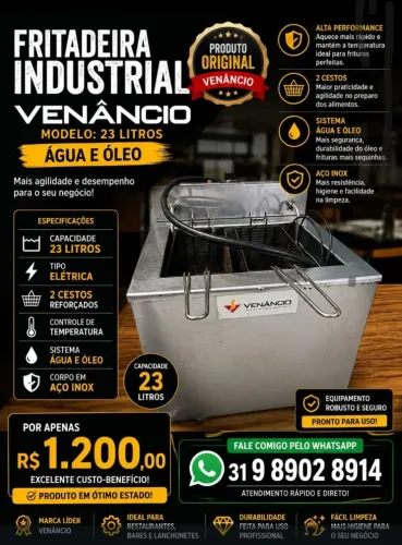 Fritadeira profissional Venâncio