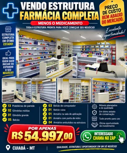 VENDO ESTRUTURA COMPLETA