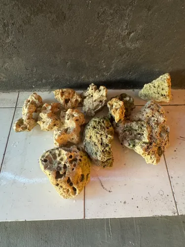 Rochas aquário marinho 