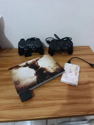 PS2 com muitos jogos - Ac cartão