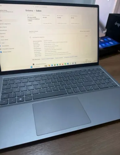 Notebook Dell 16gb ram tela 15 polegadas + teclado com biometria
