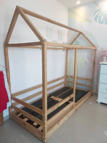 Cama Montessoriana Casinha Solteiro