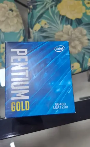 Pentium Gold G6400 Completo na Caixa + Cooler Original