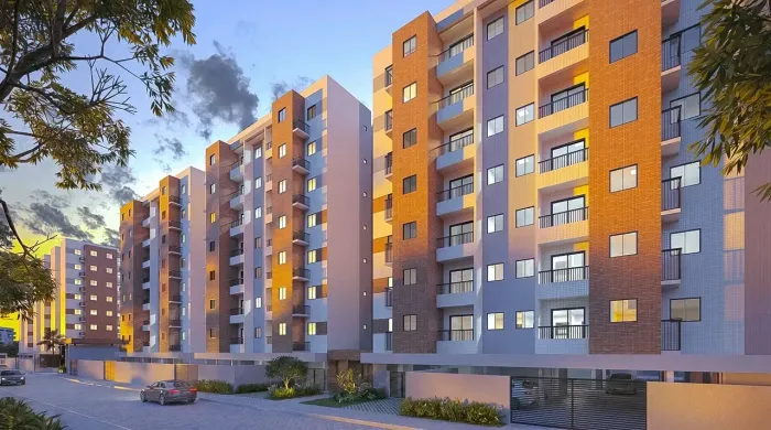 Apartamento com varanda no Catolé com área de lazer completa