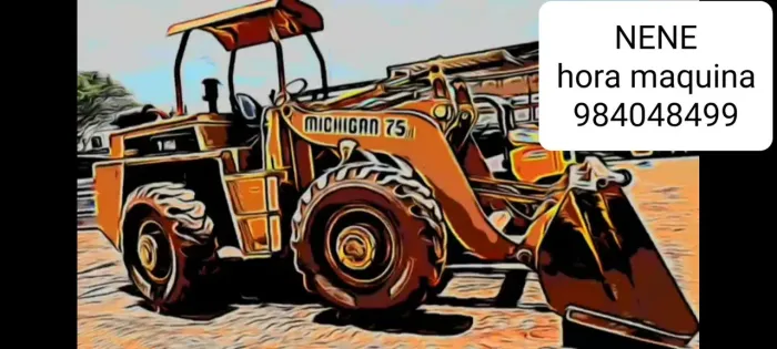 Pa carregadeira Michigan reformada motor novo