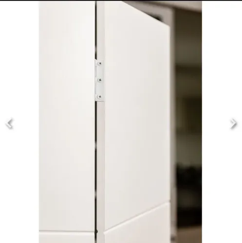 Biombo Frisado de Madeira MDF Branco